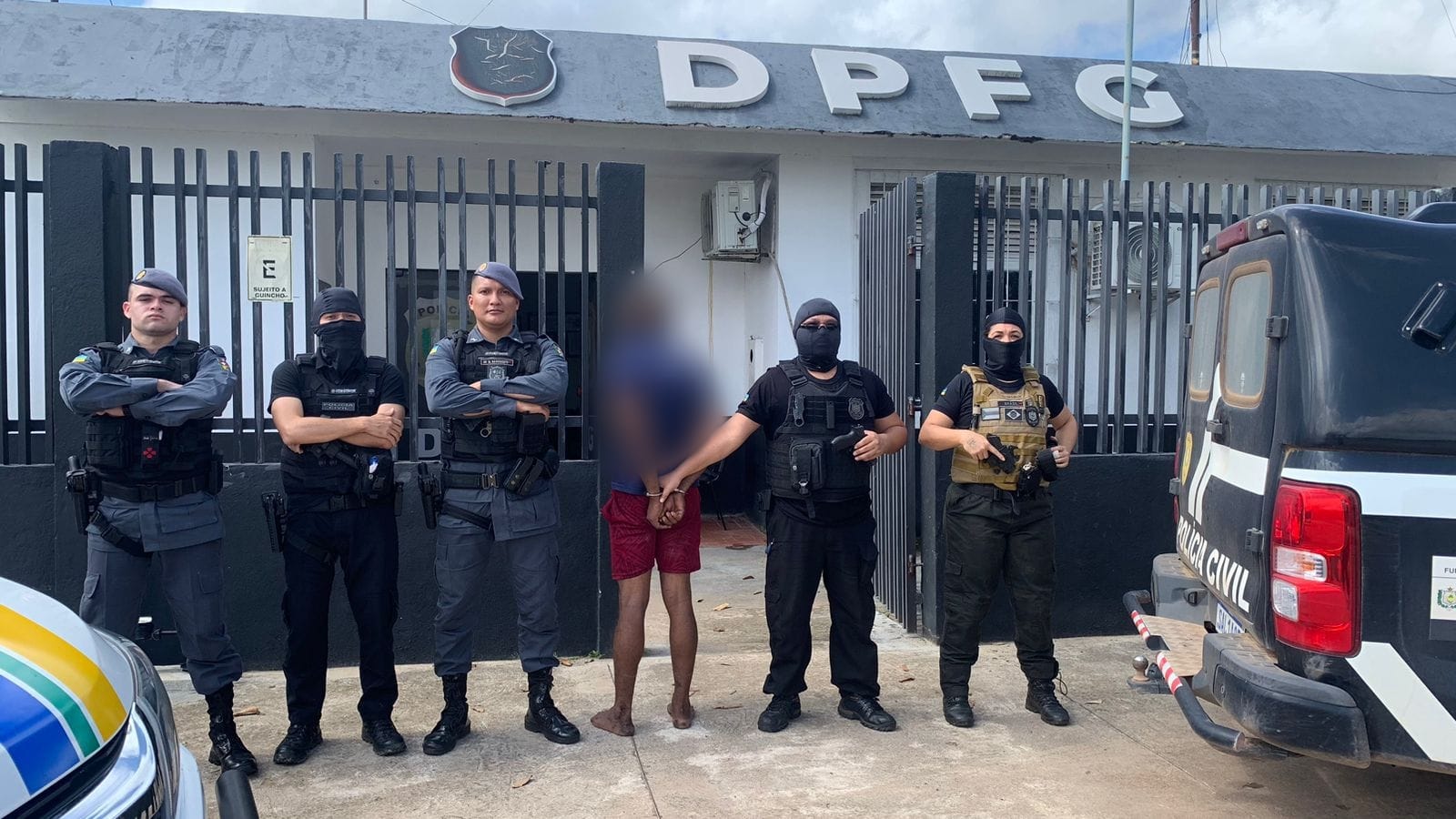 EM FERREIRA GOMES, POLÍCIAS CIVIL E MILITAR PRENDEM HOMEM ACUSADO PELA PRÁTICA DE MAIS DE 30 CRIMES PATRIMONIAIS